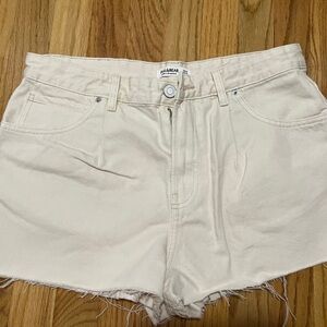 Pull and bear denim shorts